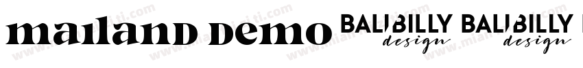 Mailand Demo字体转换